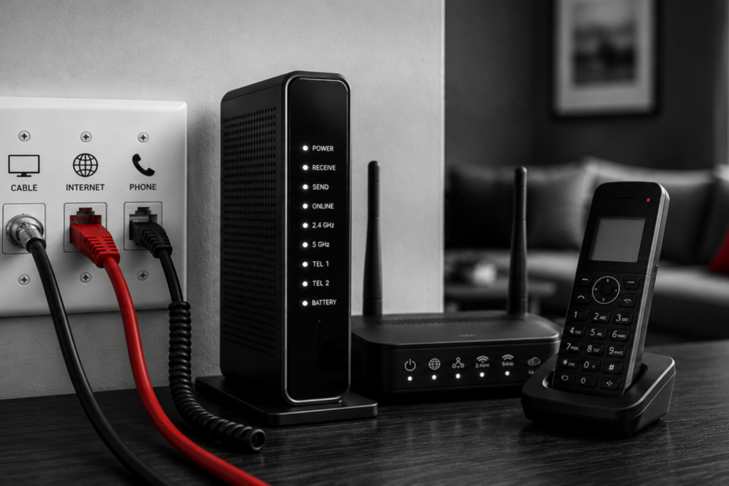 Cable, internet, phone